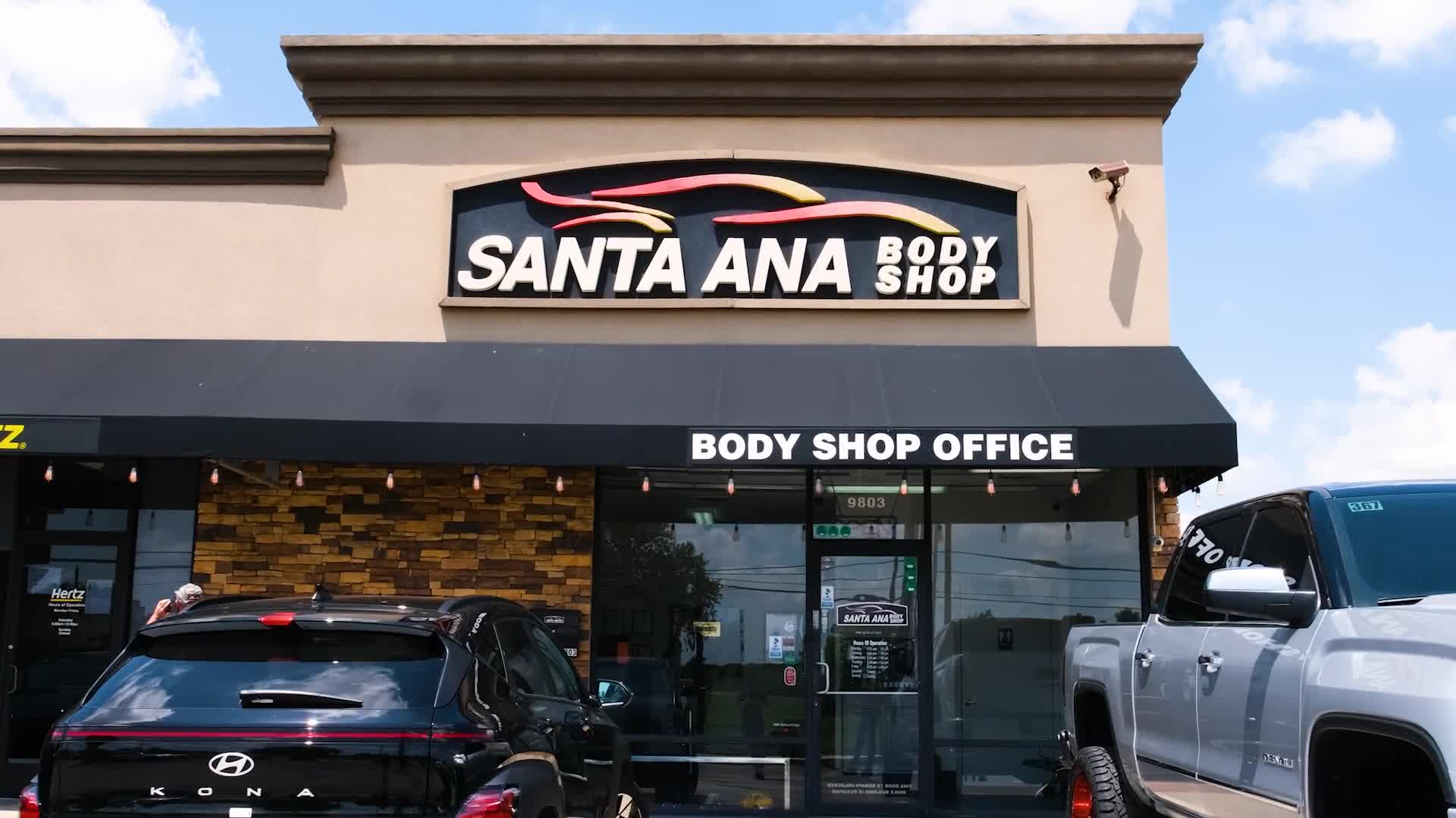 Santa Ana Body Shop — Houston TX collision repair shop walkthrough